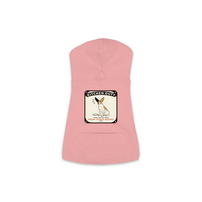 Packet Radar dog hoodie in mauvelous pink, sizes XS to M