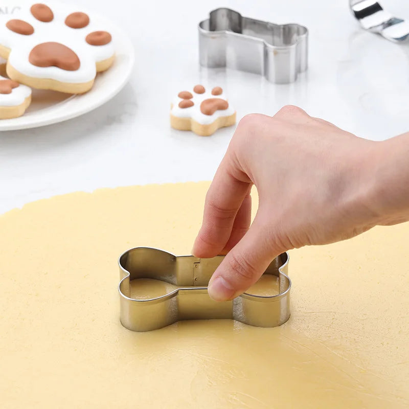 PawBake dog bone cookie cutter — main product view — SniffWaggleNWalk