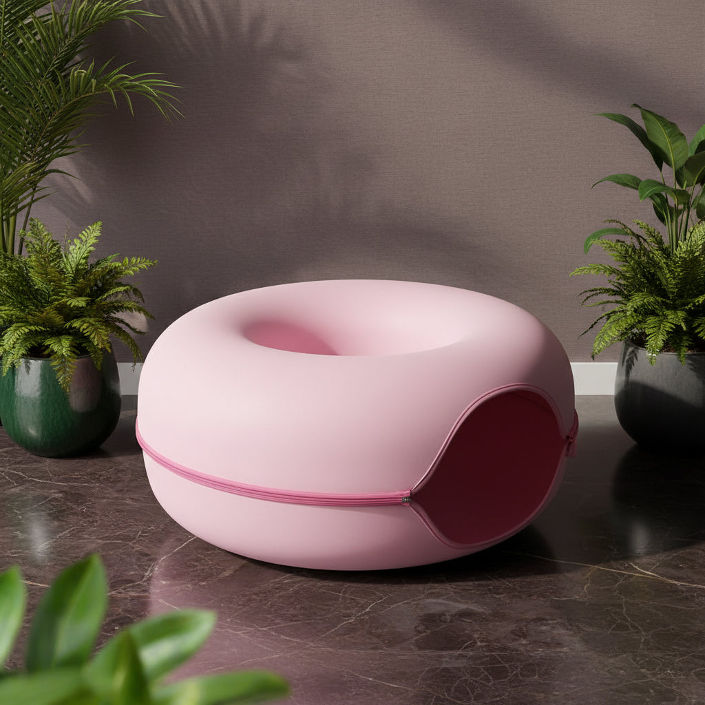 pawden pod pink cat bed
