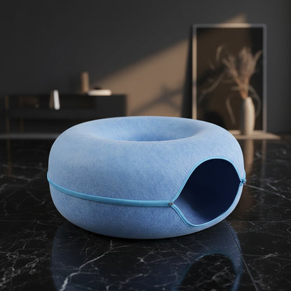 pawden pod beds and toys for cats blue