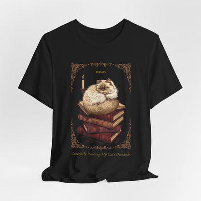 Persian Cat t-shirt folded flat