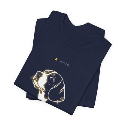 Personal Space Cancelled Beagle T-Shirt — colour option, Black Heather