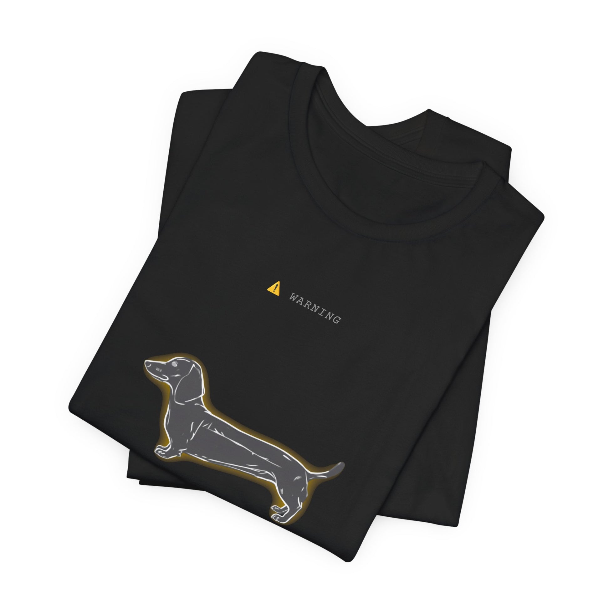 Personal Space Cancelled Dachshund T-Shirt — colour option, Dark Grey Heather