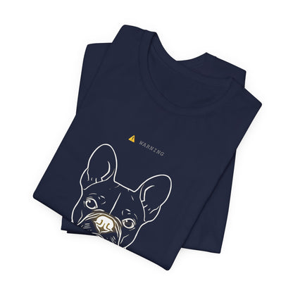 Personal Space Cancelled French Bulldog T-Shirt — colour option, Black Heather