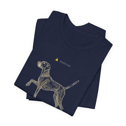 Personal Space Cancelled German Pointer T-Shirt — model back view