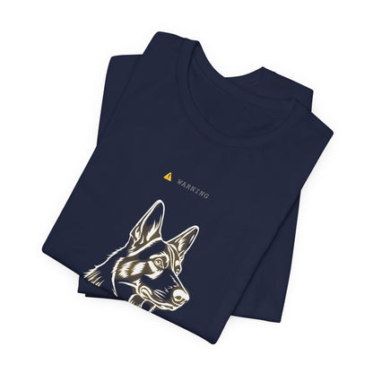 Personal Space Cancelled German Shepherd T-Shirt — colour option, Black Heather