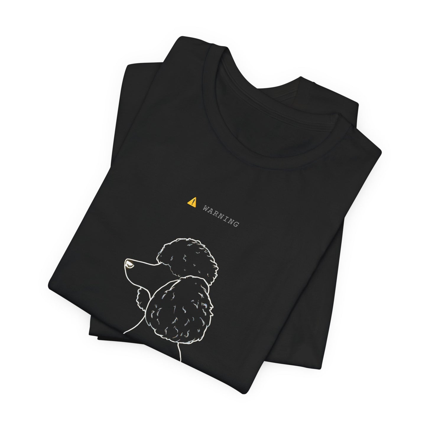 Personal Space Cancelled Poodle T-Shirt — colour option, Dark Grey Heather