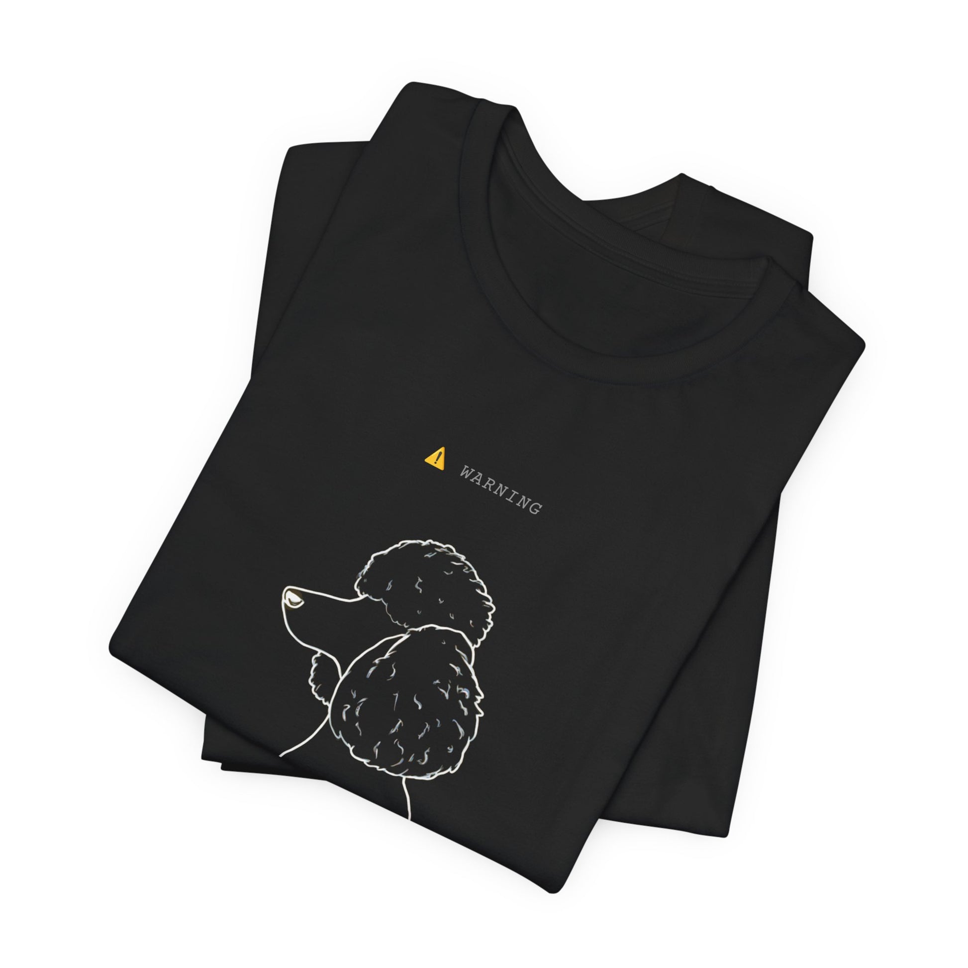 Personal Space Cancelled Poodle T-Shirt — colour option, Dark Grey Heather