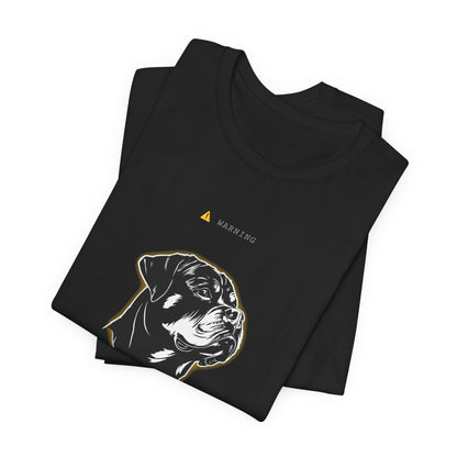 Personal Space Cancelled Rottweiler T-Shirt — colour option, Dark Grey Heather