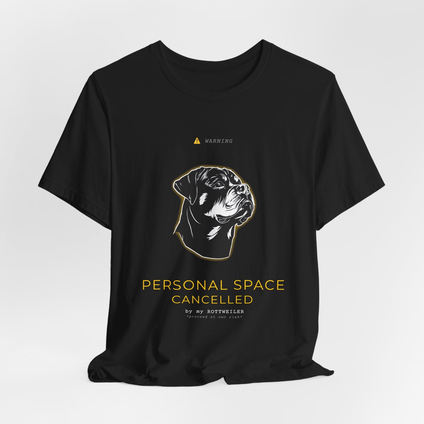 Personal Space Cancelled Rottweiler T-Shirt — colour option, Navy