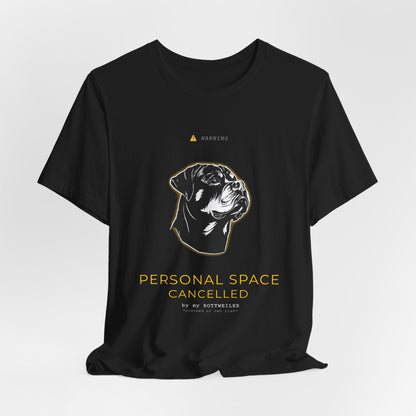 Personal Space Cancelled Rottweiler T-Shirt — colour option, Navy