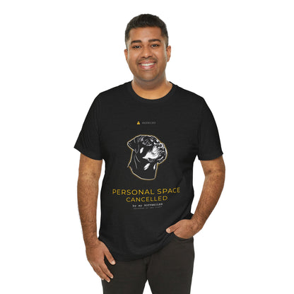 Personal Space Cancelled Rottweiler T-Shirt — size chart