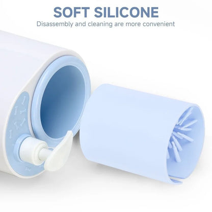 dog paw cleaning system for hygiene