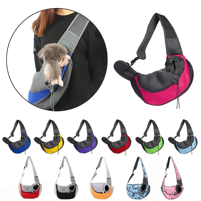 over the shoulder Pet Carrier. - Sniff Waggle And Walk