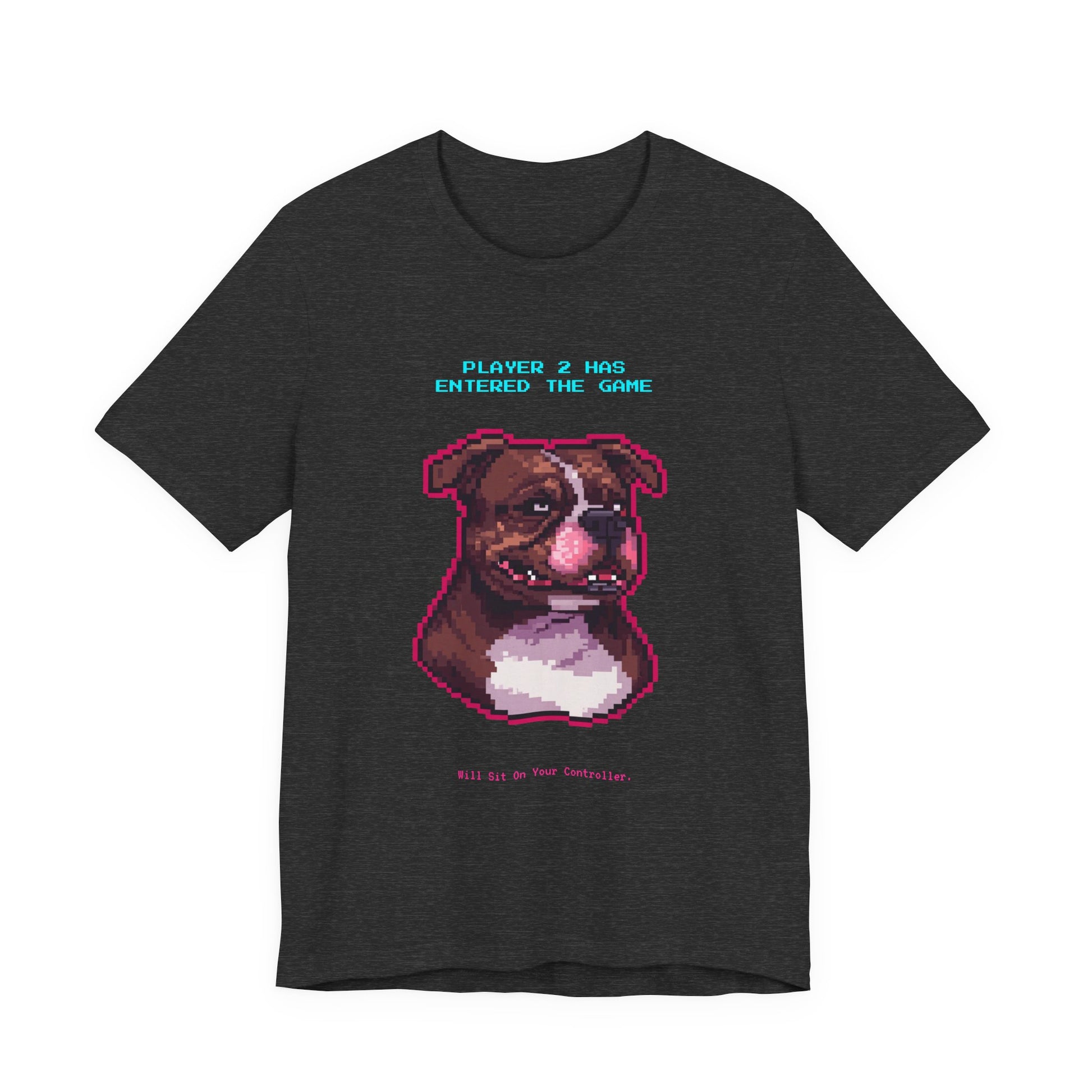 Player 2 Has Entered the Game T-Shirt - Funny Staffie Gamer Unisex Tee - Style 18
