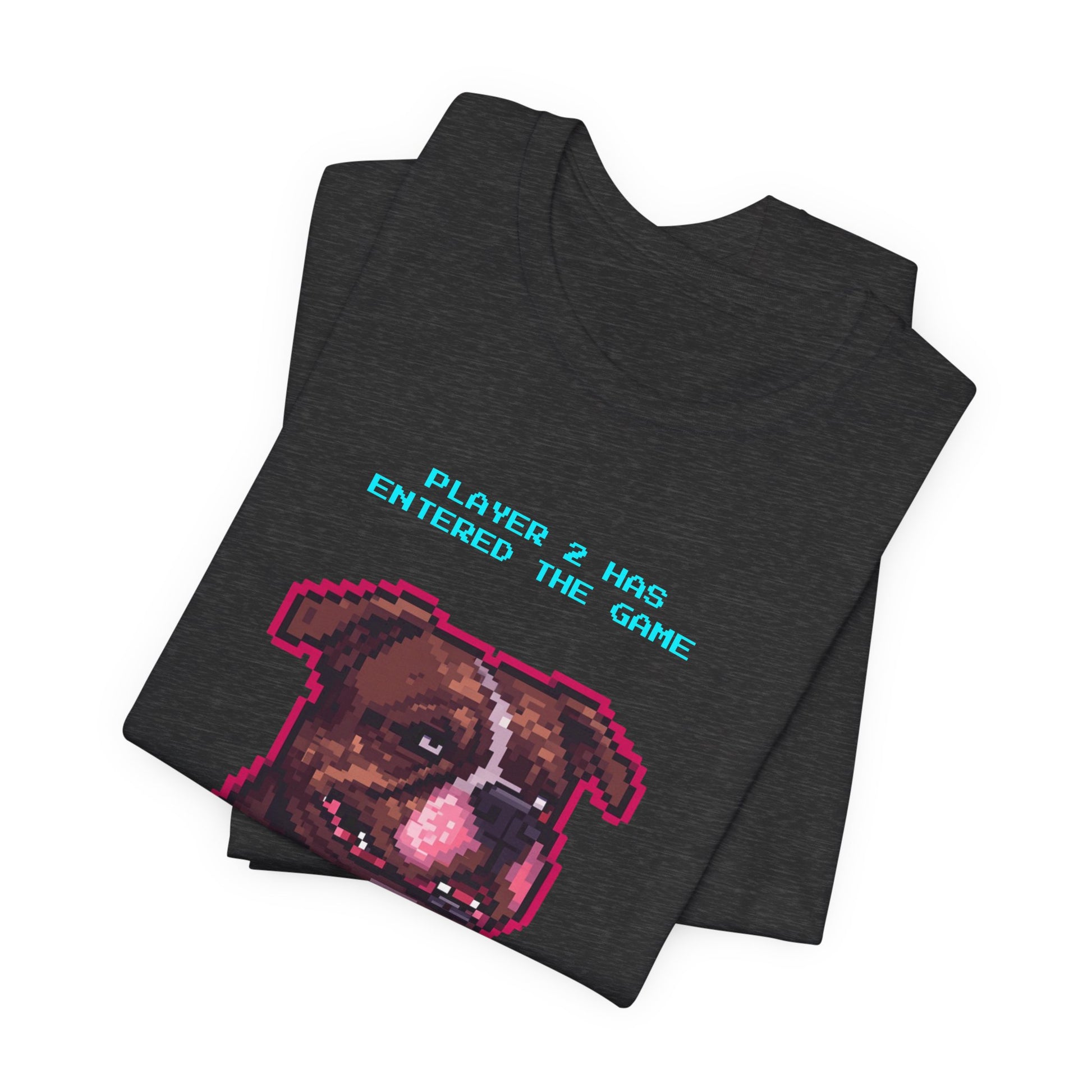 Player 2 Has Entered the Game T-Shirt - Funny Staffie Gamer Unisex Tee - Style 20