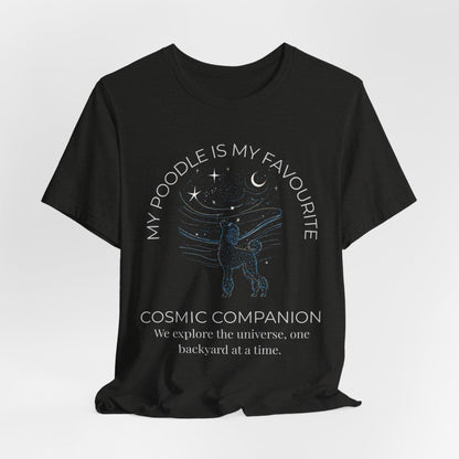 Poodle Cosmic Companion T-Shirt everyday style