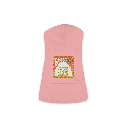 Poodle Hoodie — Groovy Retro design, Medium, Mauvelous