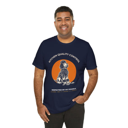 Kitchen Quality Control Poodle t-shirt — funny Poodle kitchen tee on Bella+Canvas 3001, view 23