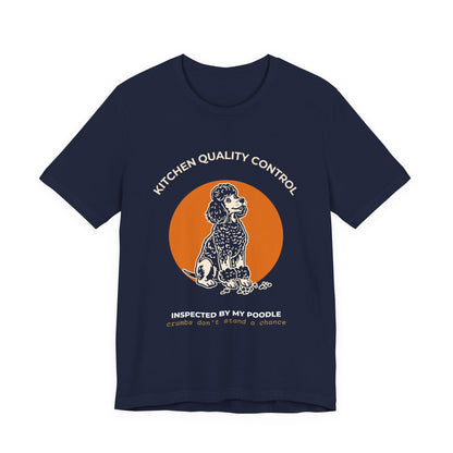 Kitchen Quality Control Poodle t-shirt — funny Poodle kitchen tee on Bella+Canvas 3001, view 24