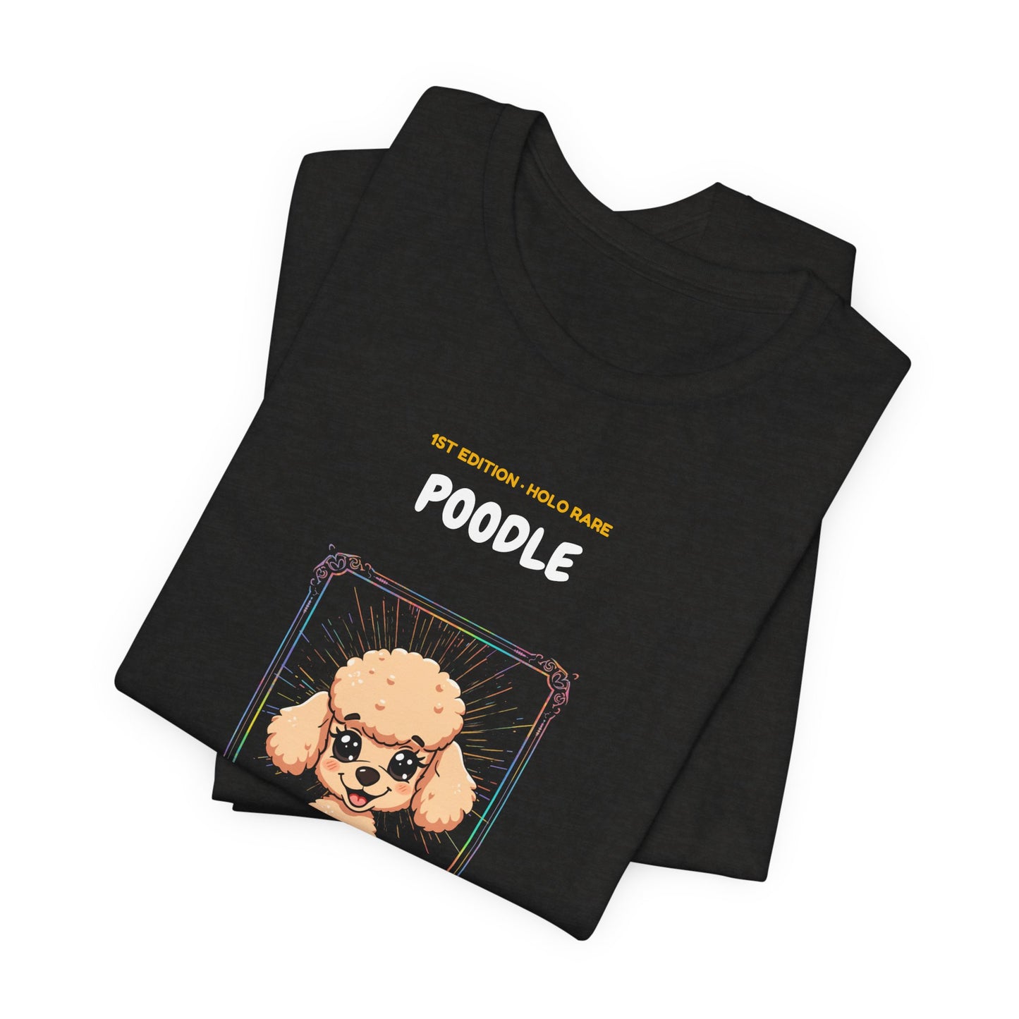 Poodle Rookie Card T-Shirt - funny trading card style tee