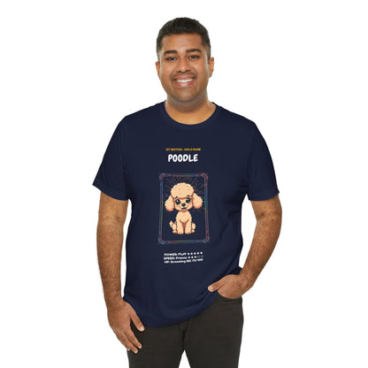 Poodle Rookie Card T-Shirt - funny trading card style tee