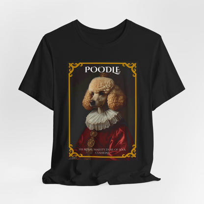 Poodle Royal Portrait t-shirt folded flat
