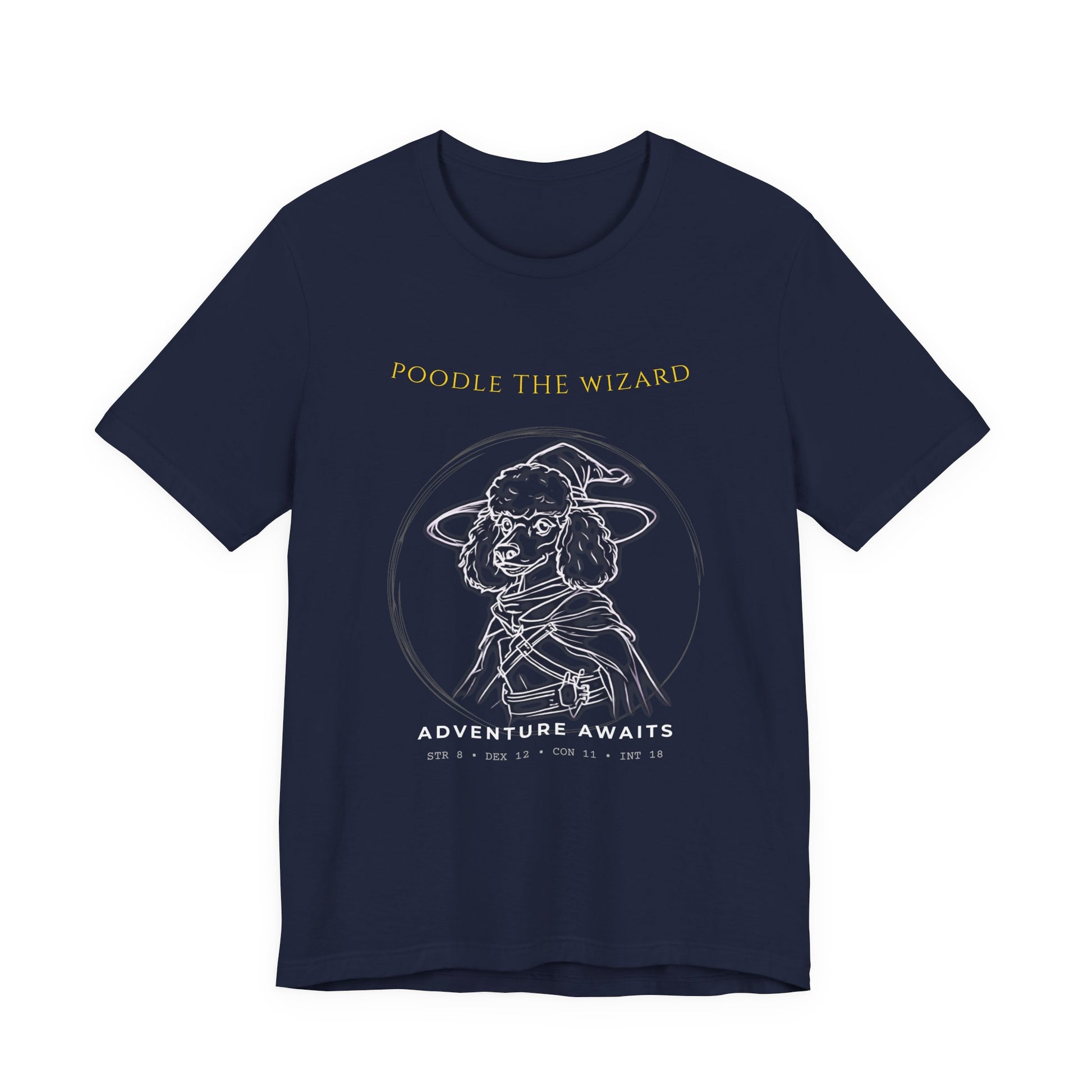 Poodle The Wizard T-Shirt full design view