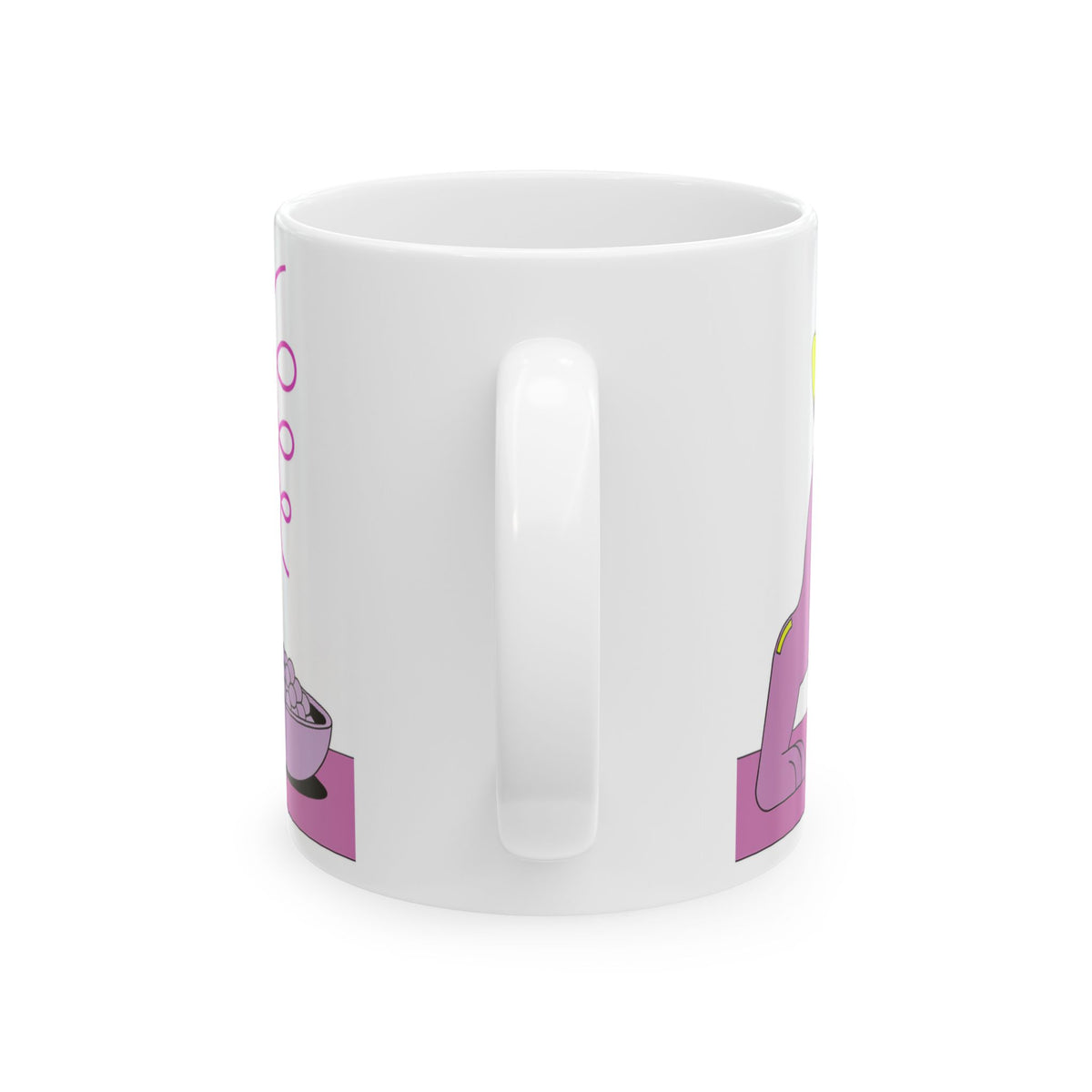Staffie ceramic coffee mug, 11oz and 15oz pop art style Staffy gift - view 4