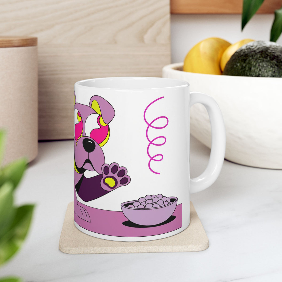 Staffie ceramic coffee mug, 11oz and 15oz pop art style Staffy gift - view 10