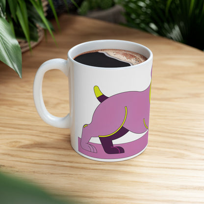 Staffie ceramic coffee mug, 11oz and 15oz pop art style Staffy gift - view 11
