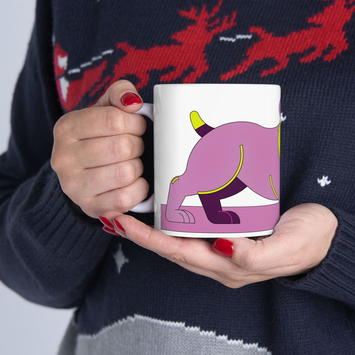 Staffie ceramic coffee mug, 11oz and 15oz pop art style Staffy gift - view 13