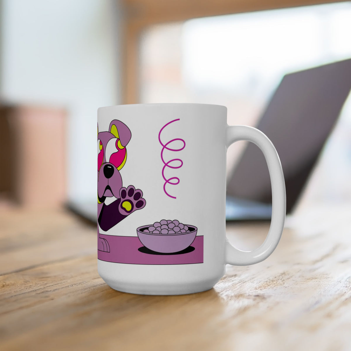 Staffie ceramic coffee mug, 11oz and 15oz pop art style Staffy gift - view 18