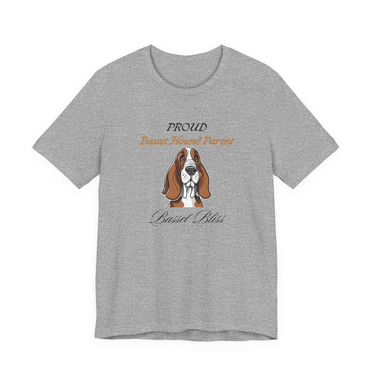 Proud Basset Hound Parent unisex t-shirt, Basset lover gift