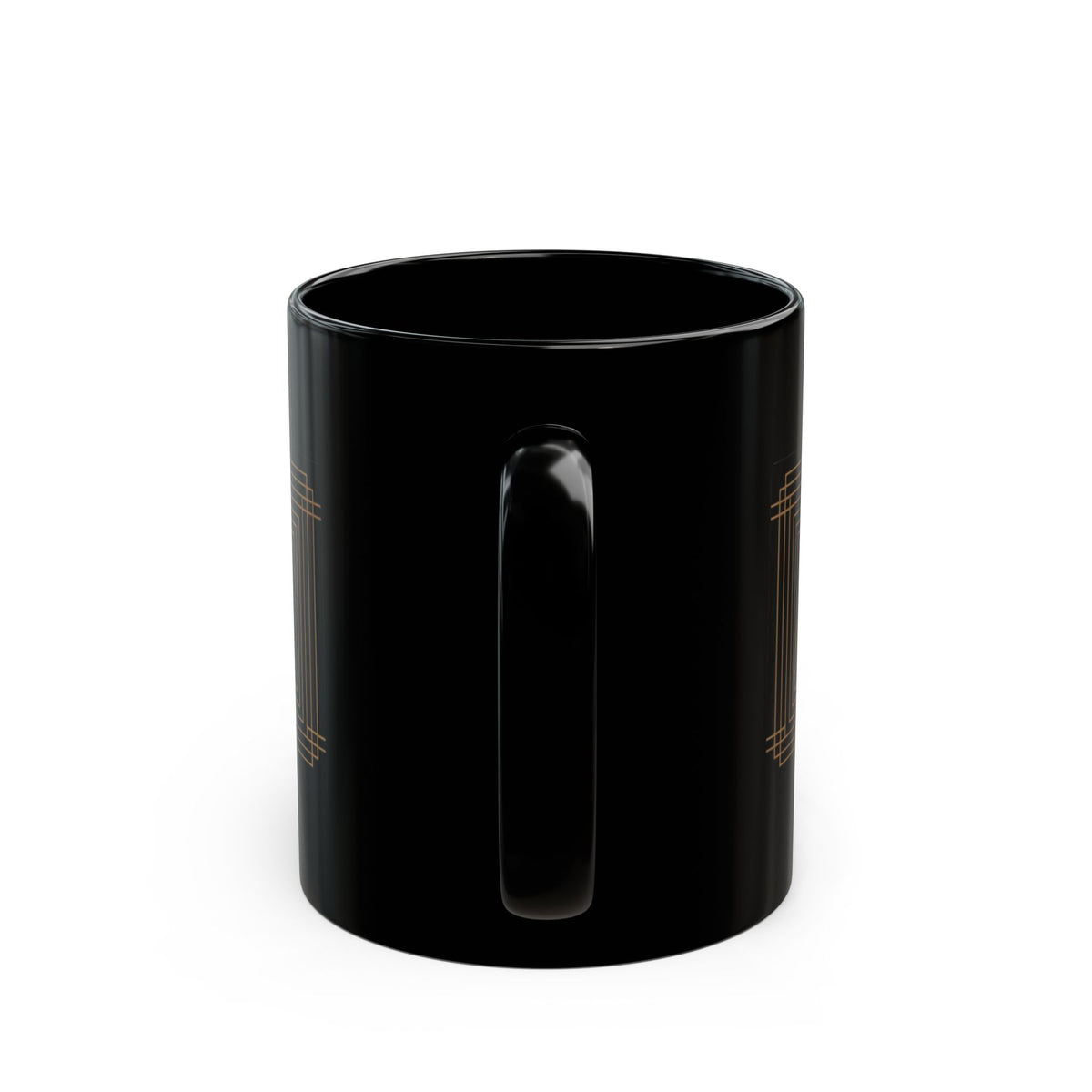 Pug mug with coffee on a desk