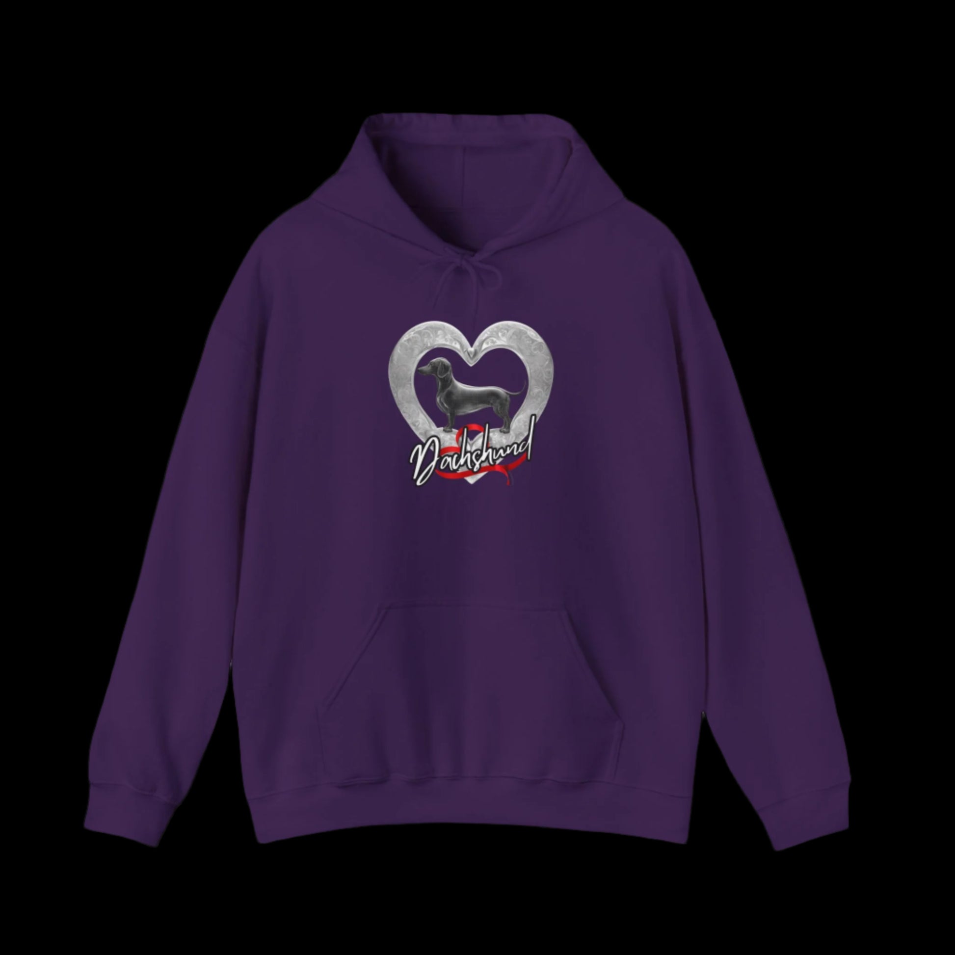 purple 2 best dachshund hoodie clothes sweatshirt premium sausage dog 