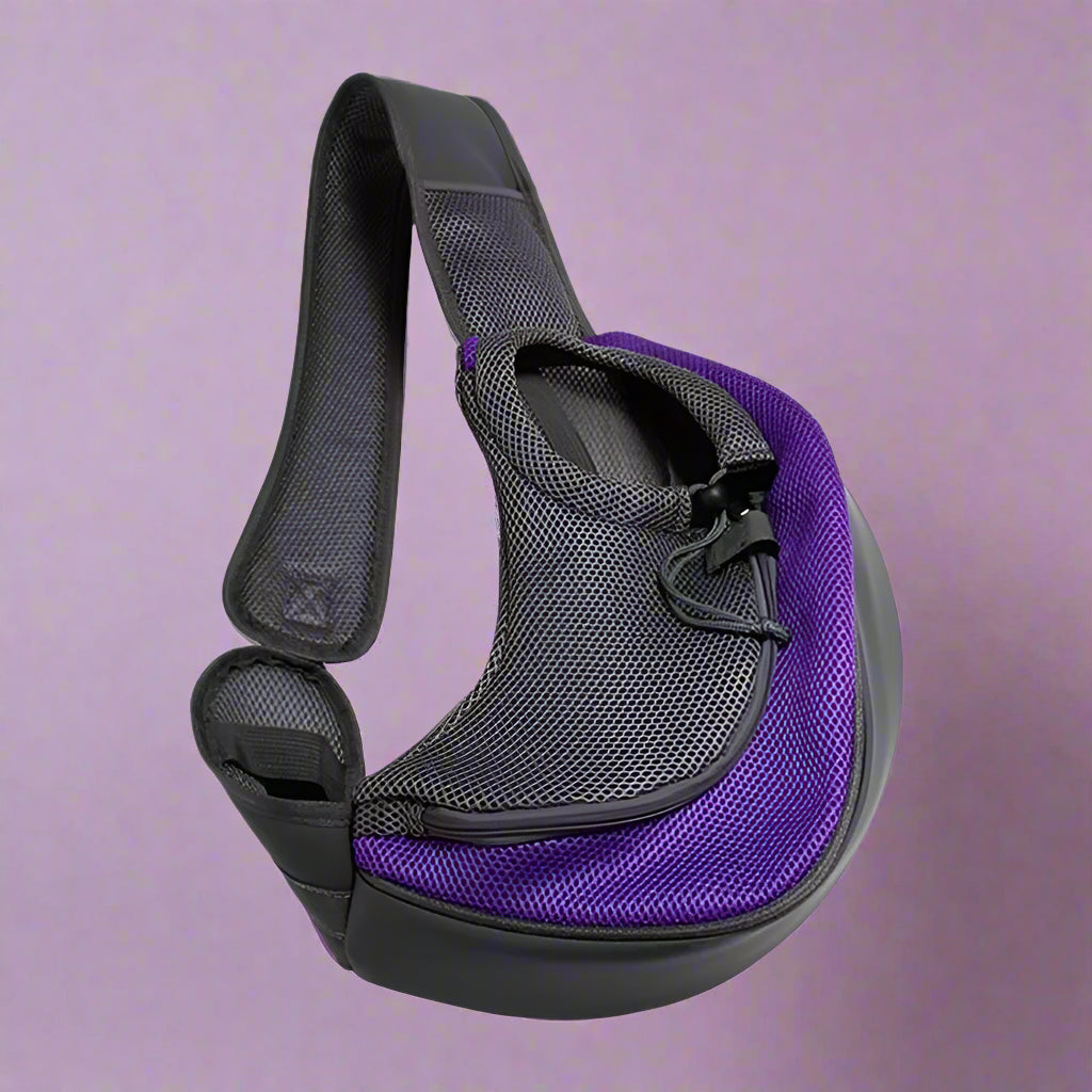 purple sling dog carrier Pet Carrier. - Sniff Waggle And Walk