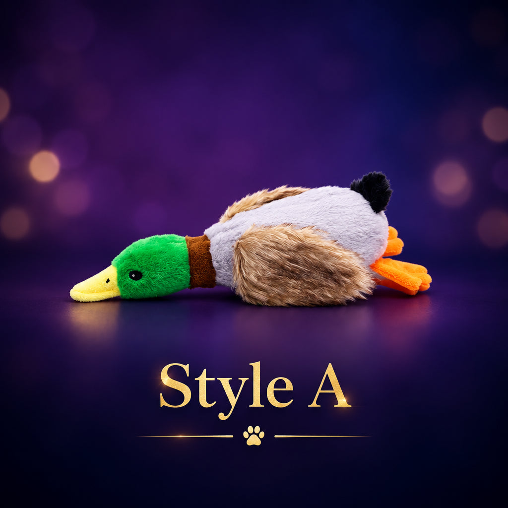 QuackPal plush squeaky duck dog toy, photo 13