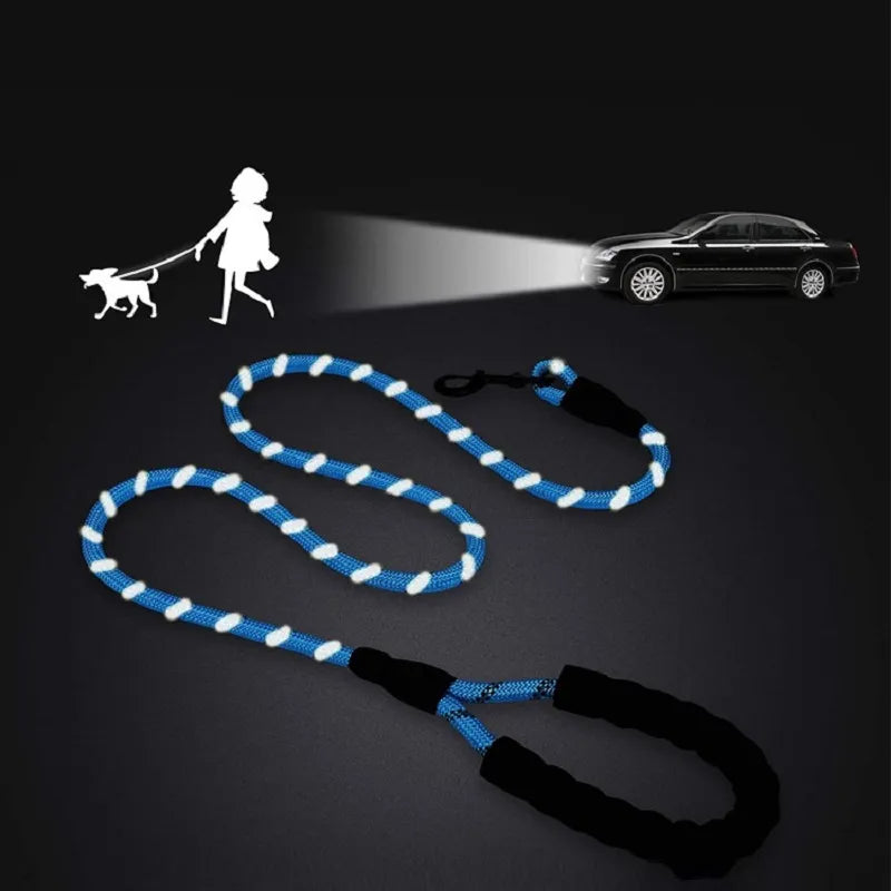 ReflectiGuard Reflective Dog Leash — colour range — SniffWaggleNWalk