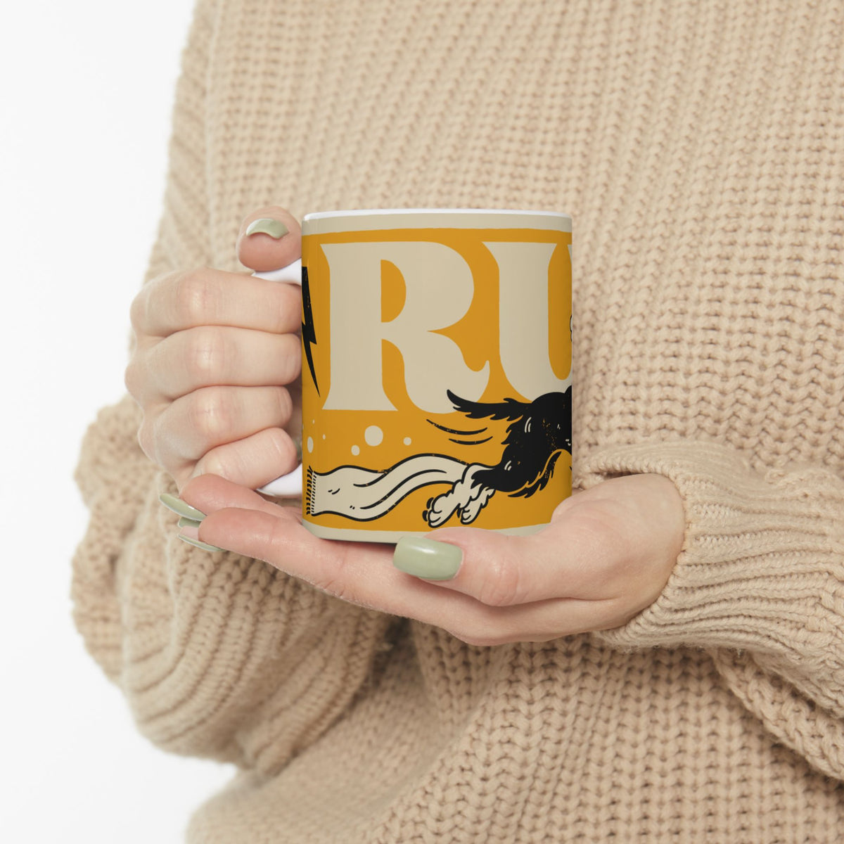 Retro Cocker Spaniel ceramic coffee mug, 11oz and 15oz dog lover gift - view 1
