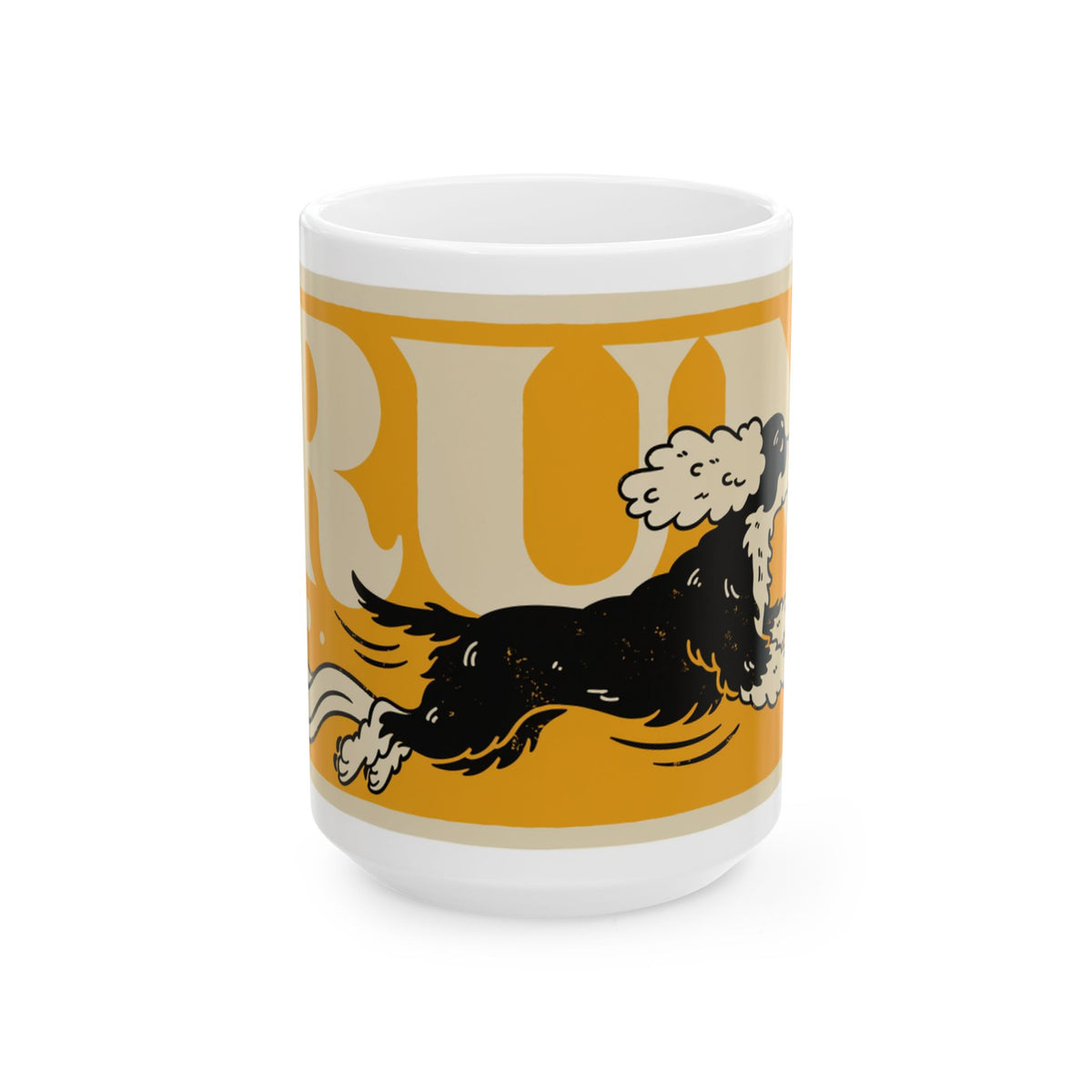 Retro Cocker Spaniel ceramic coffee mug, 11oz and 15oz dog lover gift - view 2