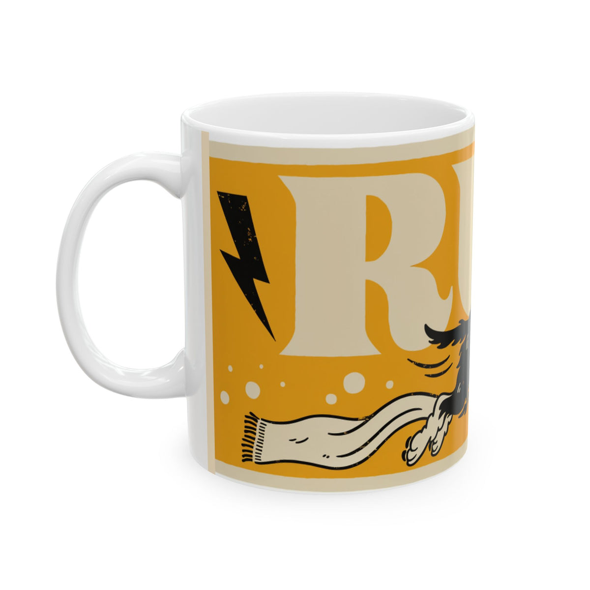 Retro Cocker Spaniel ceramic coffee mug, 11oz and 15oz dog lover gift - view 5