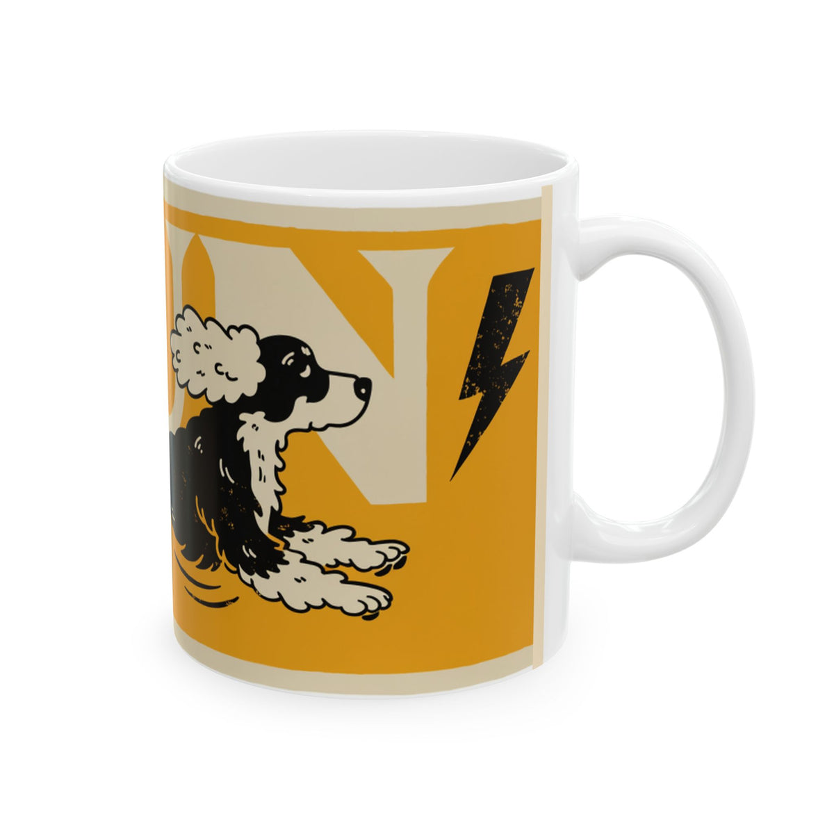 Retro Cocker Spaniel ceramic coffee mug, 11oz and 15oz dog lover gift - view 6