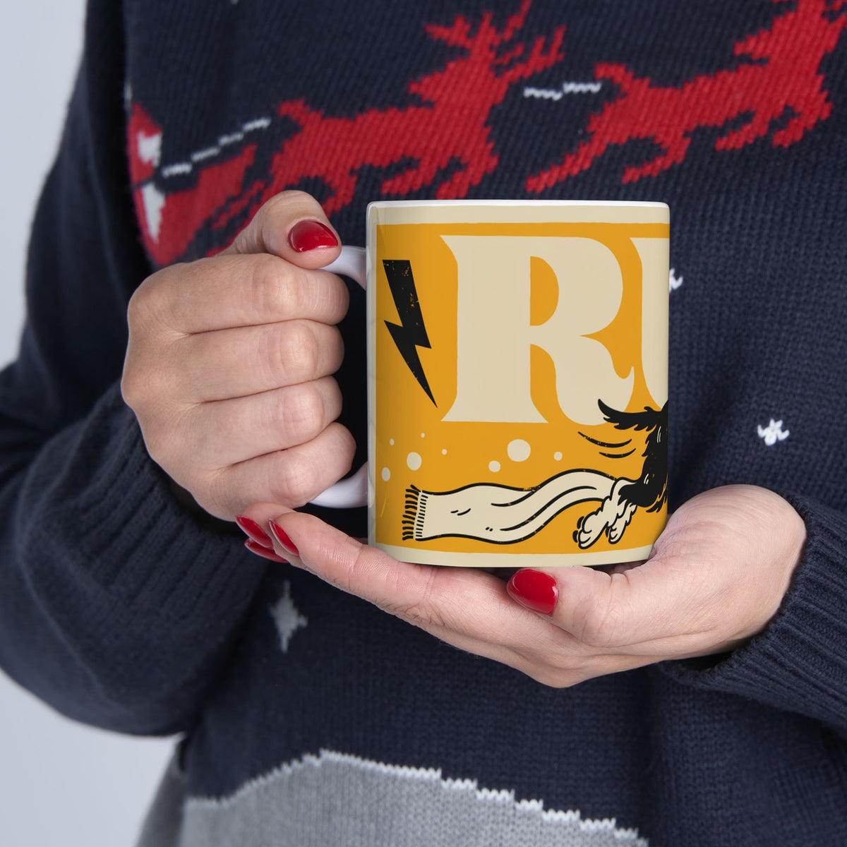 Retro Cocker Spaniel ceramic coffee mug, 11oz and 15oz dog lover gift - view 9