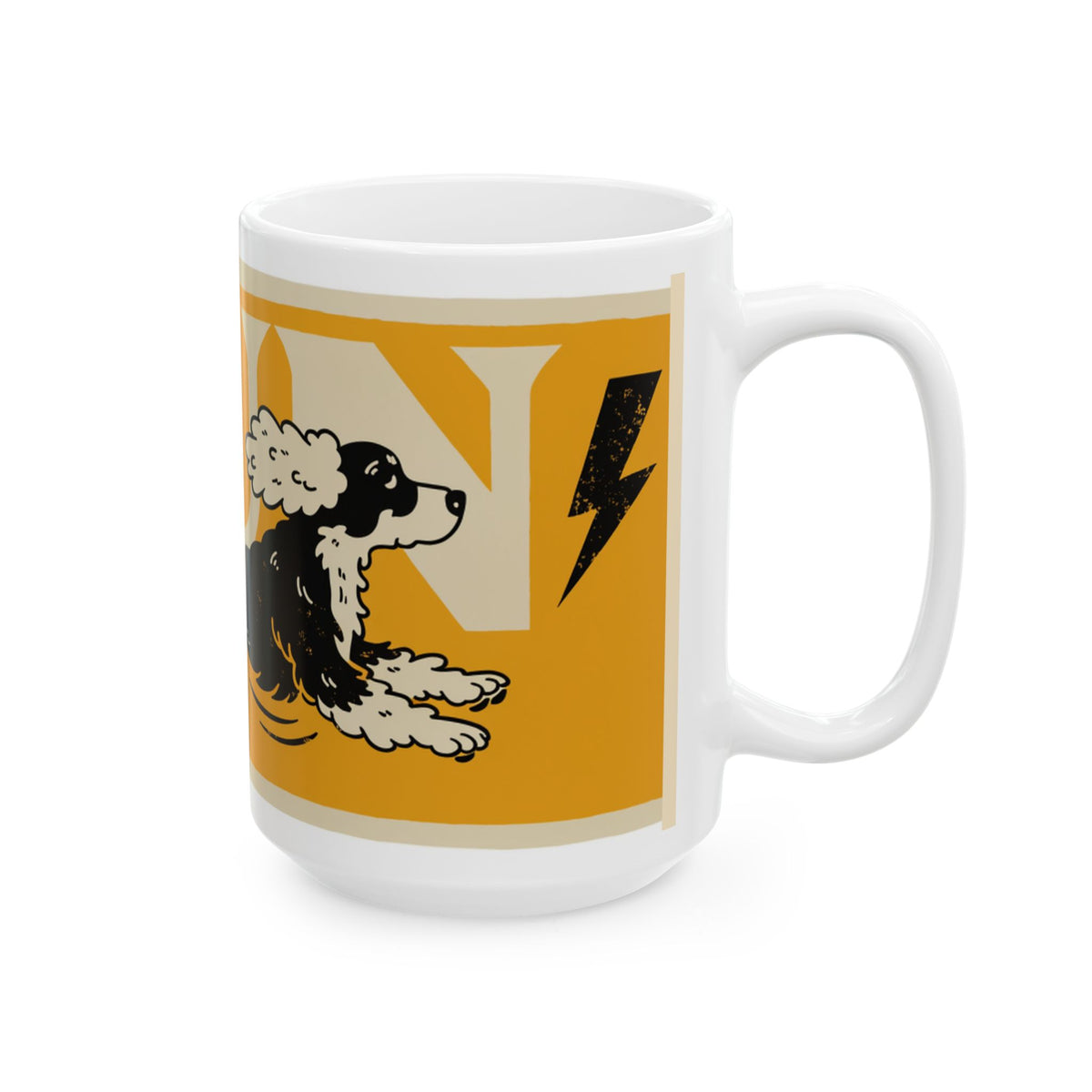 Retro Cocker Spaniel ceramic coffee mug, 11oz and 15oz dog lover gift - view 12