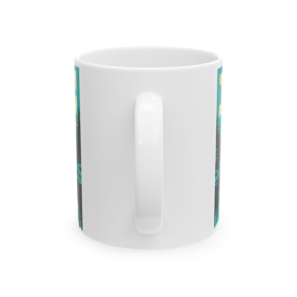 Golden Retriever ceramic coffee mug, 11oz and 15oz retro dog lover gift - view 4