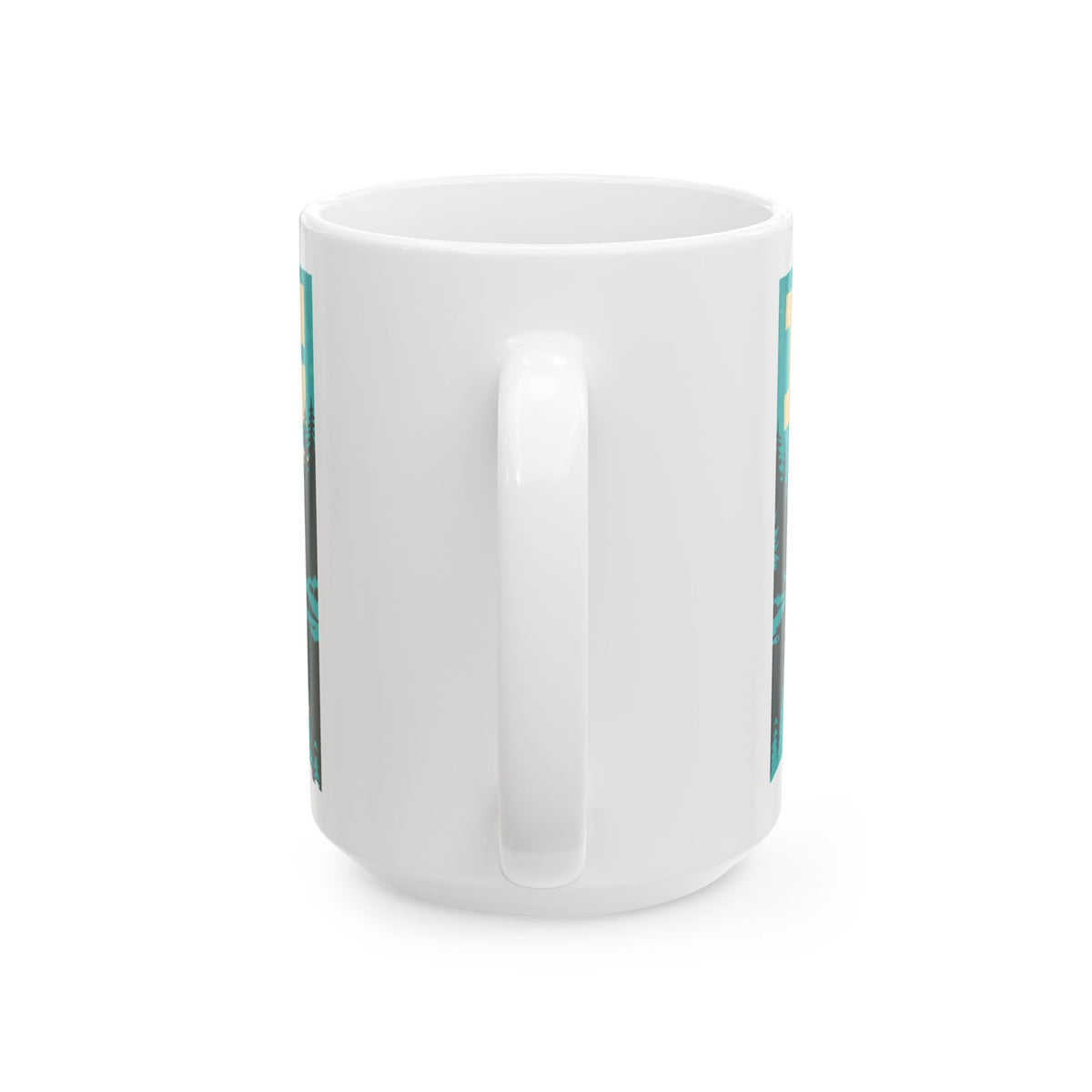 Golden Retriever ceramic coffee mug, 11oz and 15oz retro dog lover gift - view 12