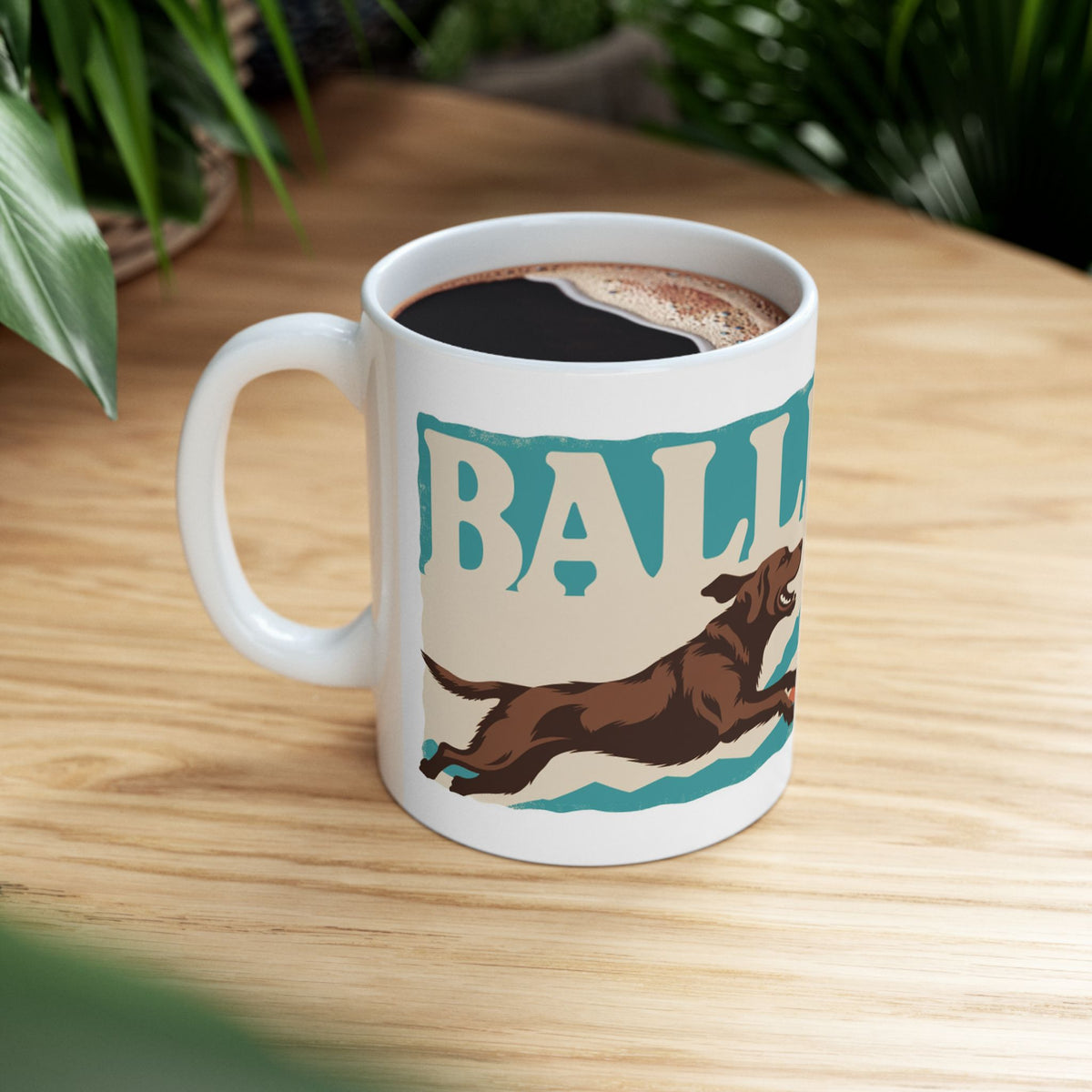 Labrador ceramic coffee mug, 11oz and 15oz retro dog lover gift - view 9