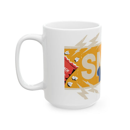 Dachshund ceramic coffee mug, 11oz and 15oz retro poster style sausage dog gift - view 16