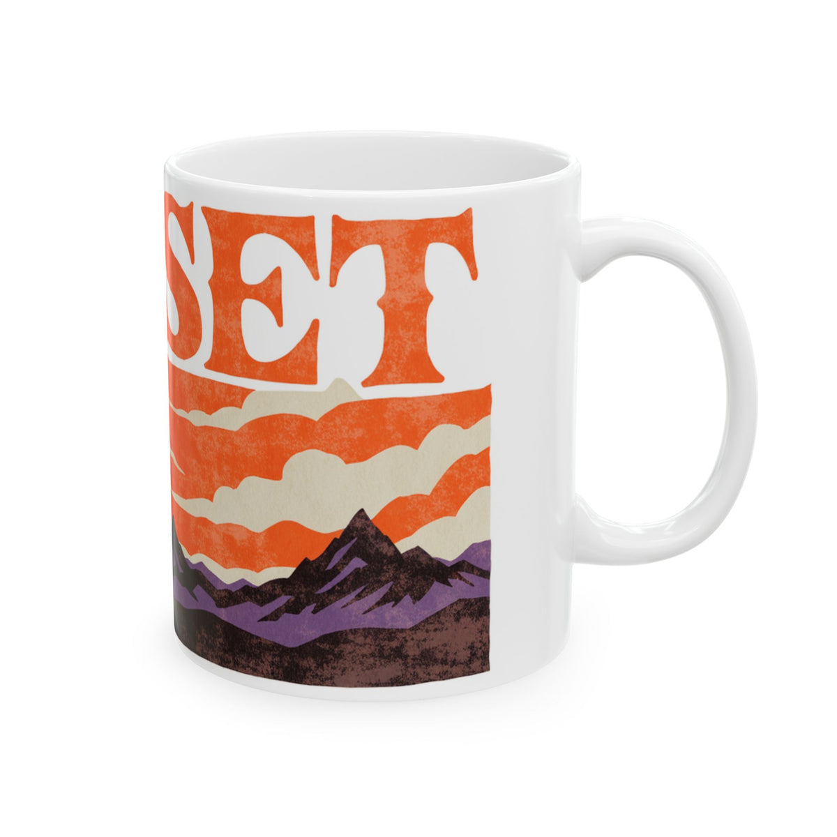 Staffie ceramic coffee mug, 11oz and 15oz retro poster staffy gift - view 6